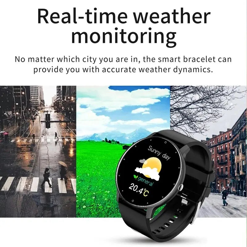 LIGE 2024 Smart Watch - Rastreador de atividades e monitor de frequência cardíaca