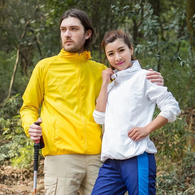 Men's & Women's Waterproof Camping Windbreaker Jacket