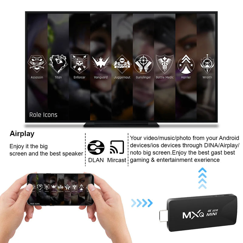 Android TV Stick – 4K HD, Quad Core