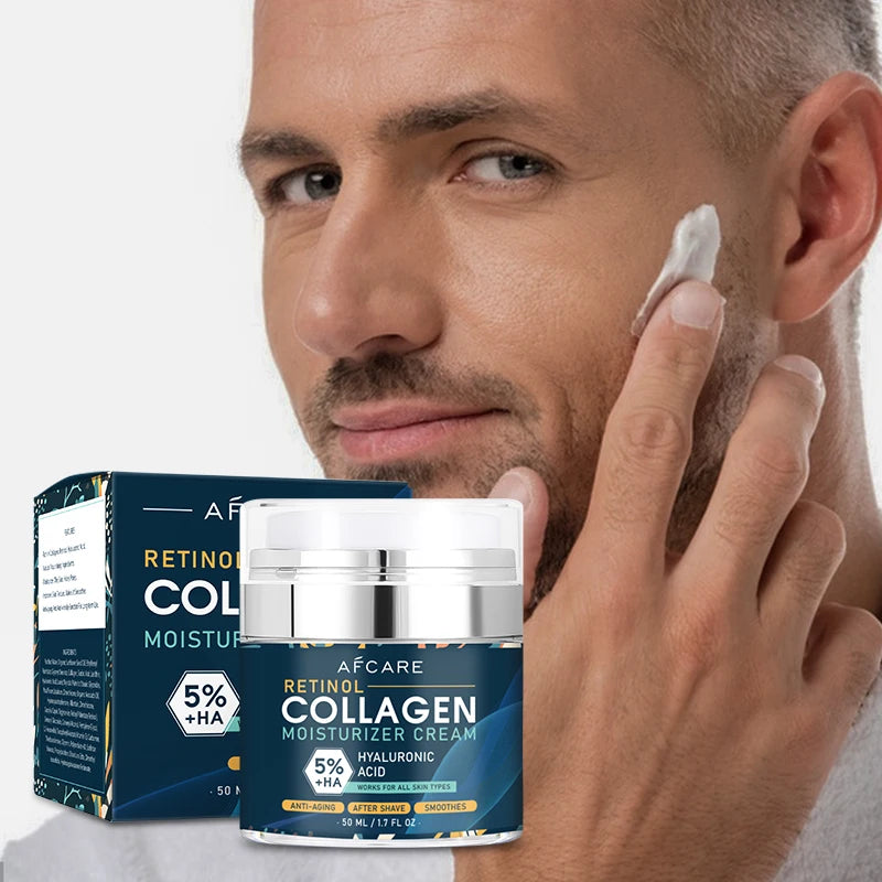 Men’s Instant Retinol Firming Cream - Collagen & Wrinkle Remover