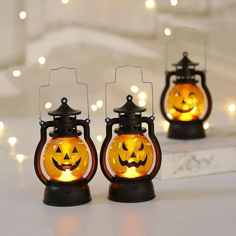 Pumpkin LED Lantern Decor