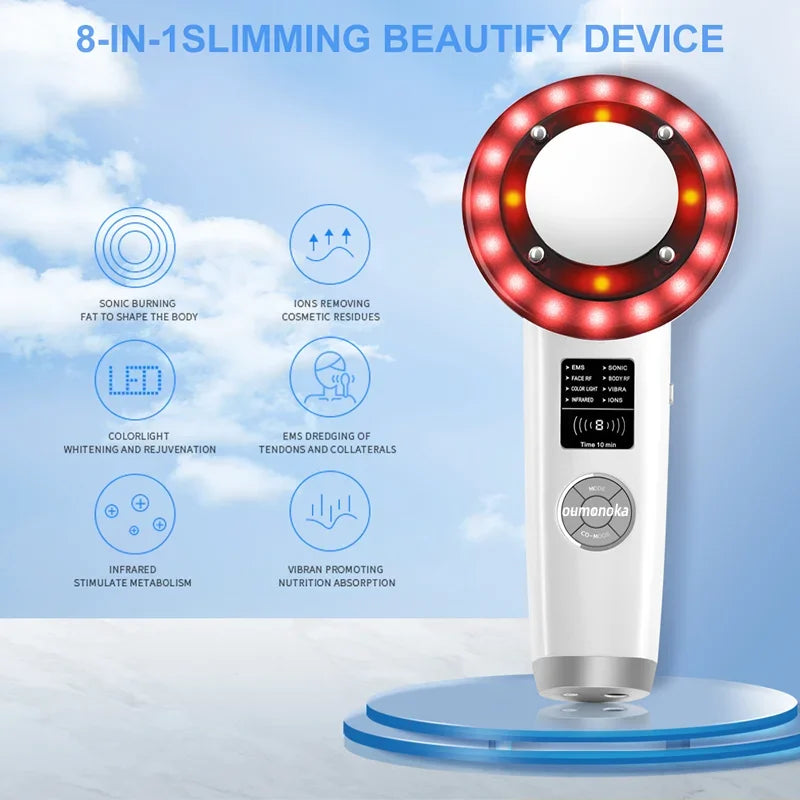 HIFU Face Lifting Machine – Facial Massager with Red Light Therapy