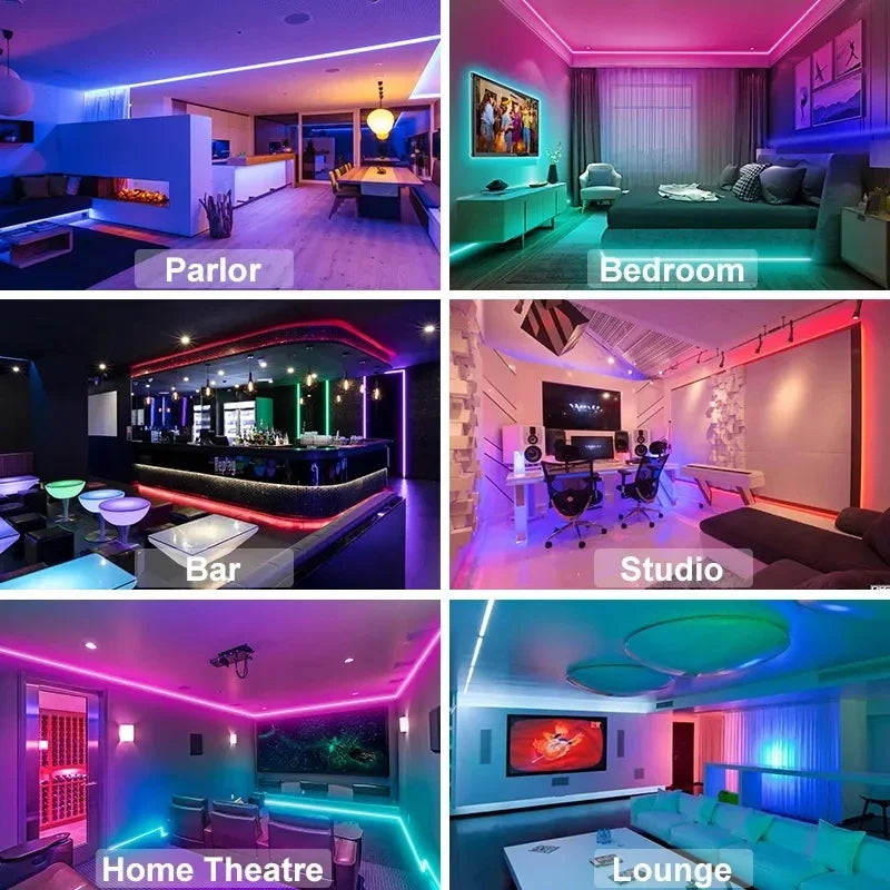 RGB LED Strip Lights Bluetooth Control