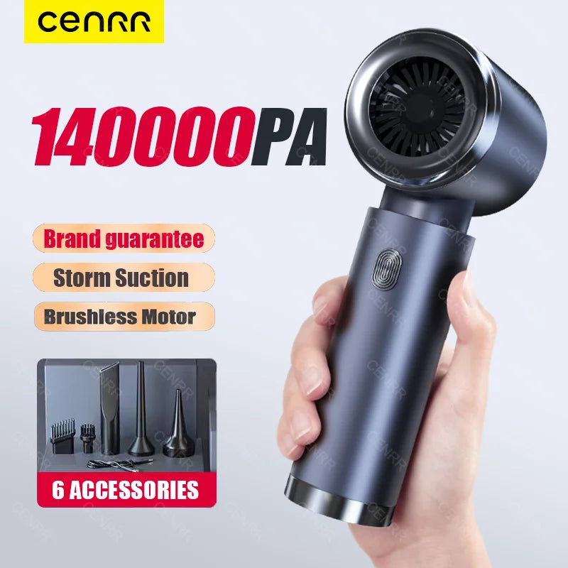 Cordless Mini Vacuum Cleaner for Car & Home with Strong Suction CENRR™