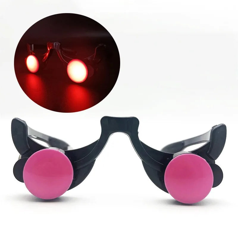 Red Eye Horror Glasses