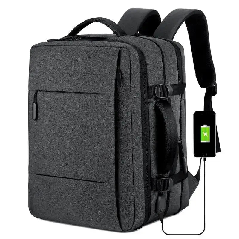 Bolsa Grande Capacidade Laptop À Prova D'Água Expansível USB