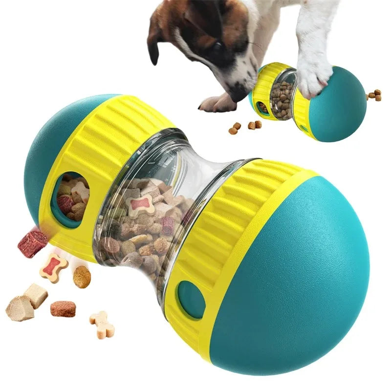 Dog Toy Tumbler - Slow Feeding Food Ball for Intelligent Play