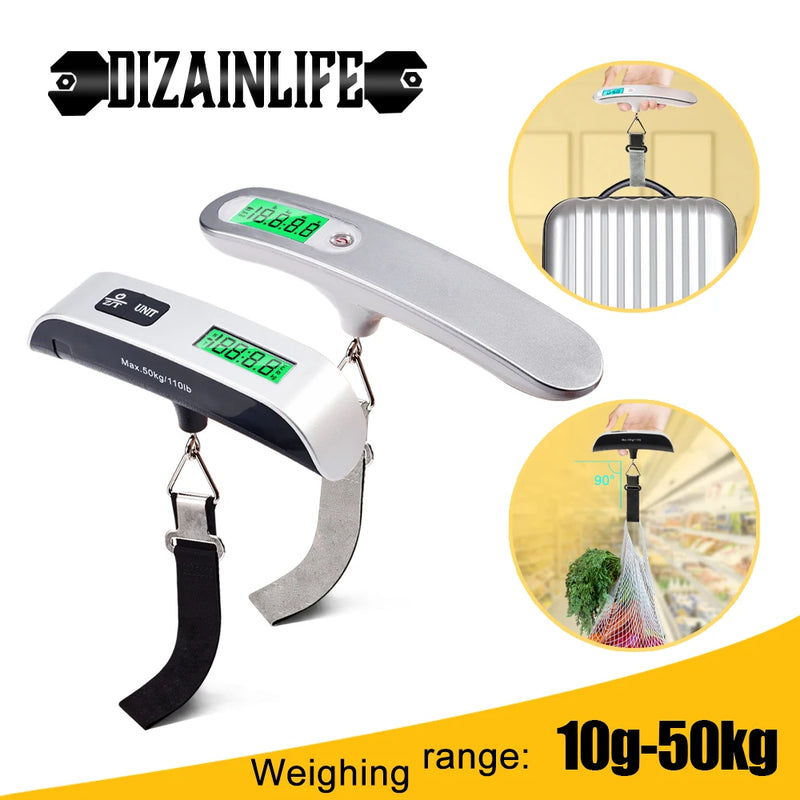 Digital Luggage Scale - 50kg Capacity