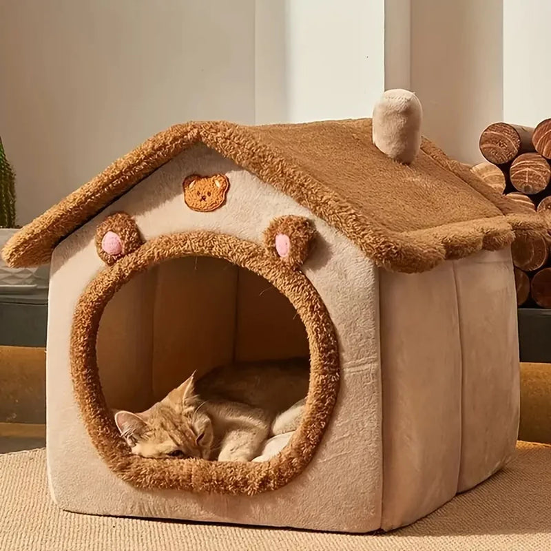 Portable Pet House for Small Dogs & Cats