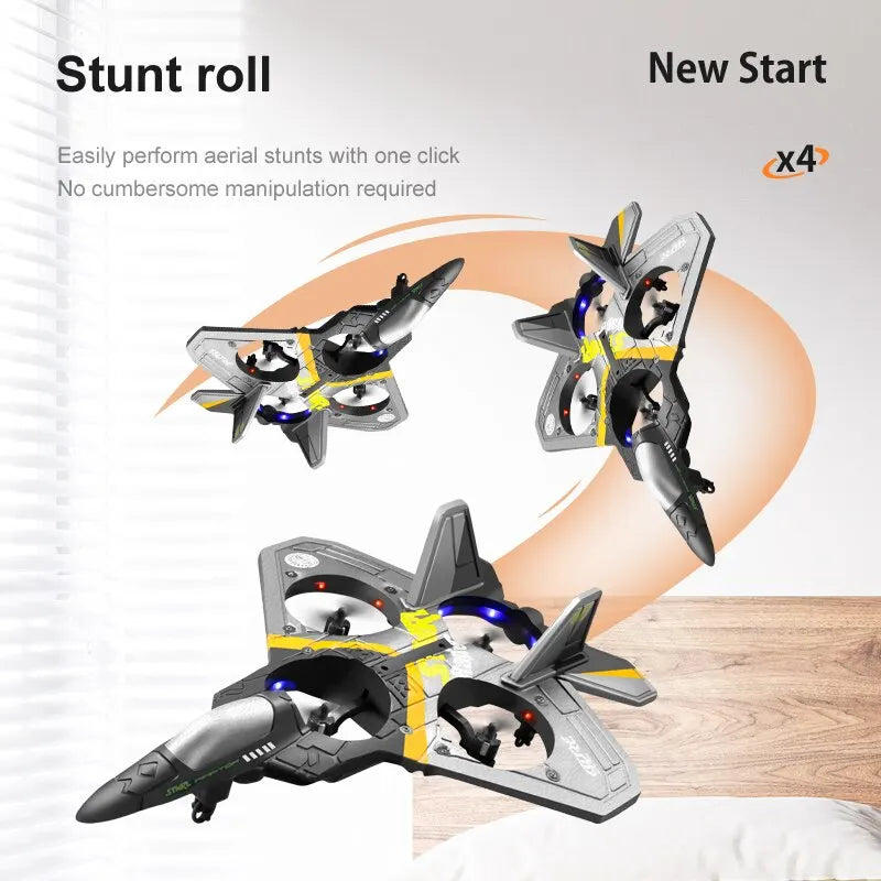 V17 RC Fighter Plane – 2.4G Remote Control Airplane for Kids