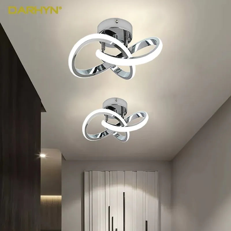 Modern LED Strip Ceiling Lights – Minimalist Home Decor for Living Room, Balcony, and Staircase