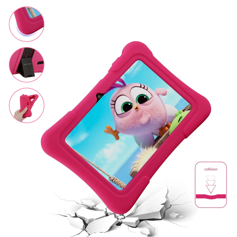 PRITOM 7-Inch Kids Tablet - Android 10, 32GB Storage