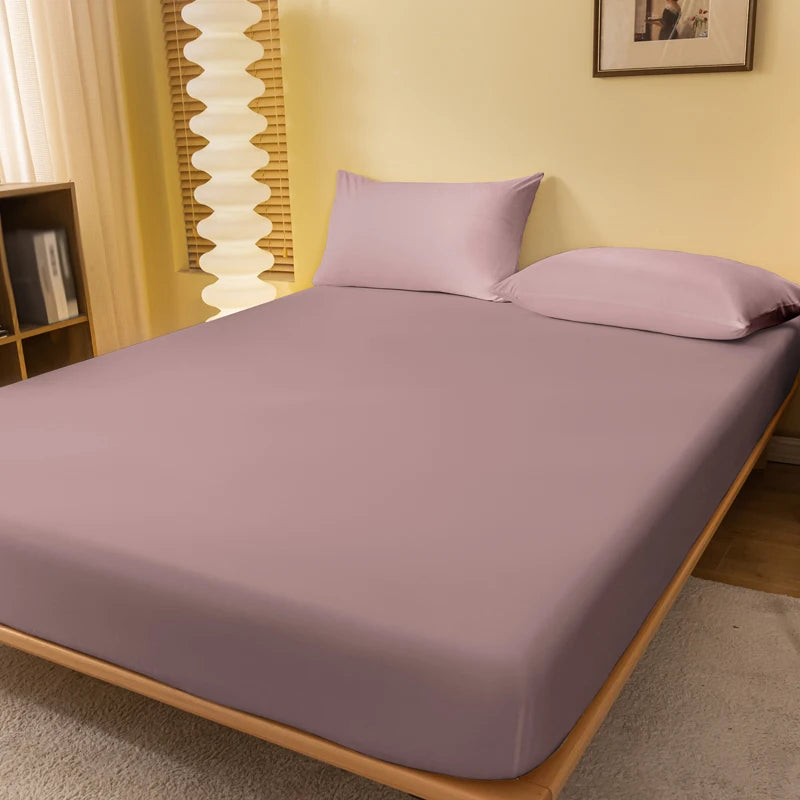 Matte Solid Bed Sheet