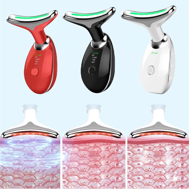 LED Neck & Face Massager - Skin Tightening Device