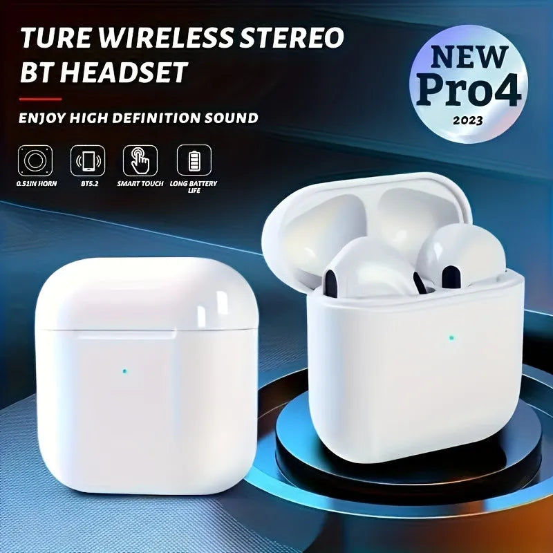 Pro 4 Waterproof Wireless Headphones – Bluetooth 5.3 Earbuds