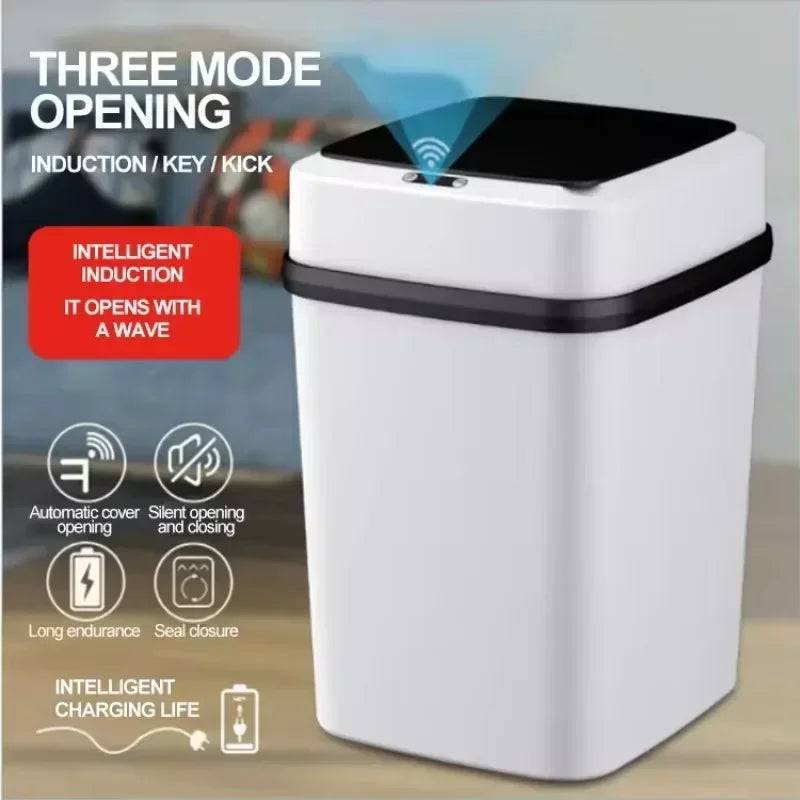 Smart Sensor Trash Can – Automatic 13L Recycling Bin