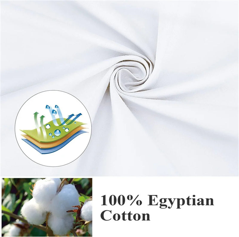 400TC Egyptian Cotton Hotel Flat Sheet - Solid Colour Bed Linen