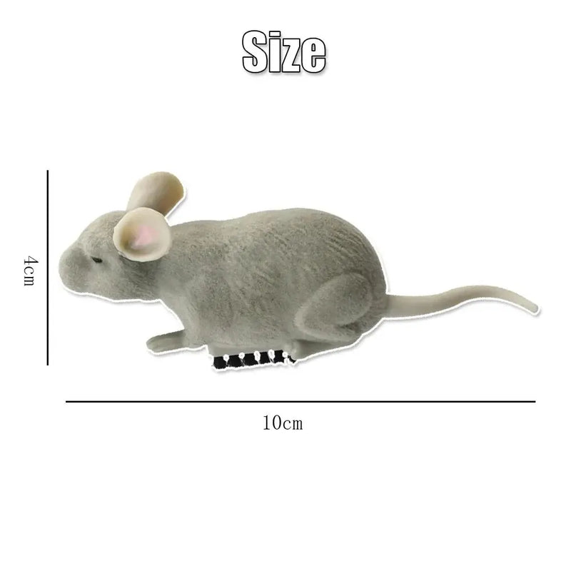 Automatic Crawling Plush Mouse Toy for Cats