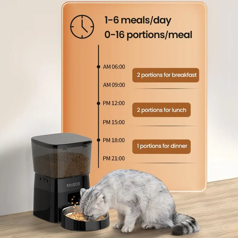 Automatic Pet Food Dispenser for Cats & Dogs