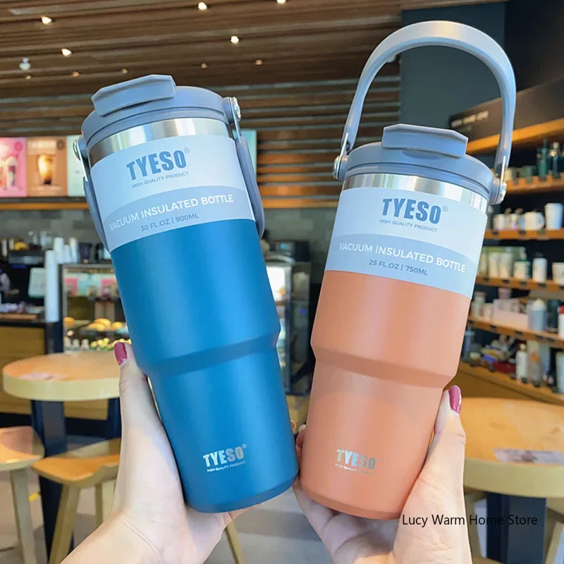 Tyeso™ Stainless Steel Thermos Travel Mug - Hot & Cold Insulated