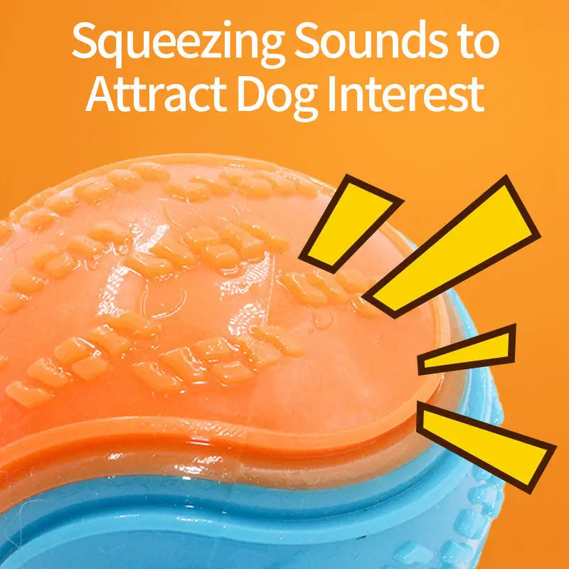 Beef-Flavoured Rubber Dog Toy - Bite Resistant