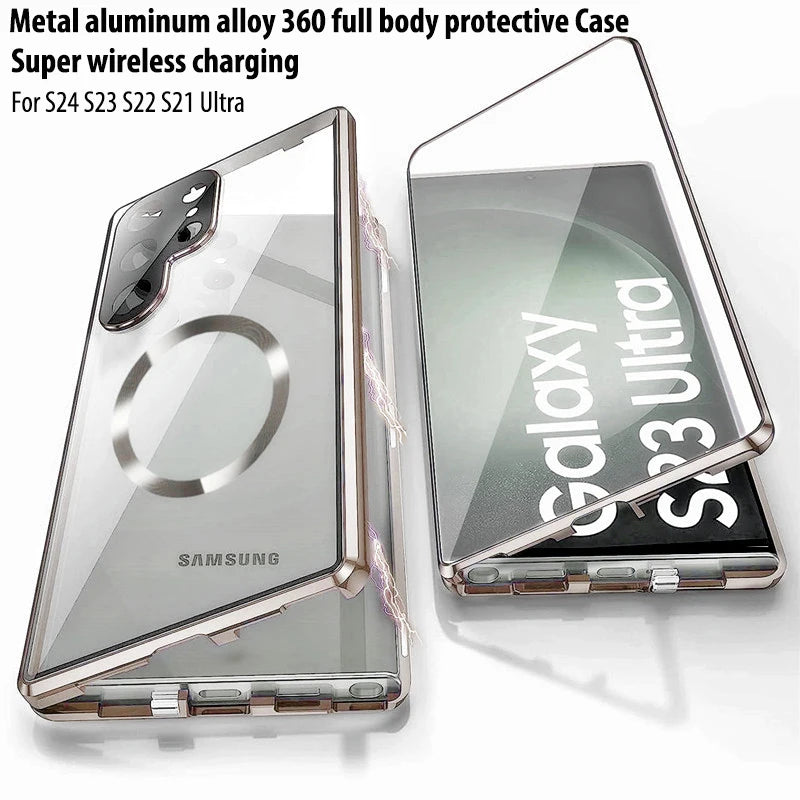 Capa Samsung Galaxy S23/S24/S22 Ultra – Magnética e Proteção Total