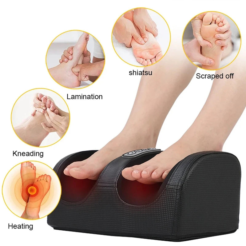 Heated Electric Foot Massager – Deep Tissue Relief