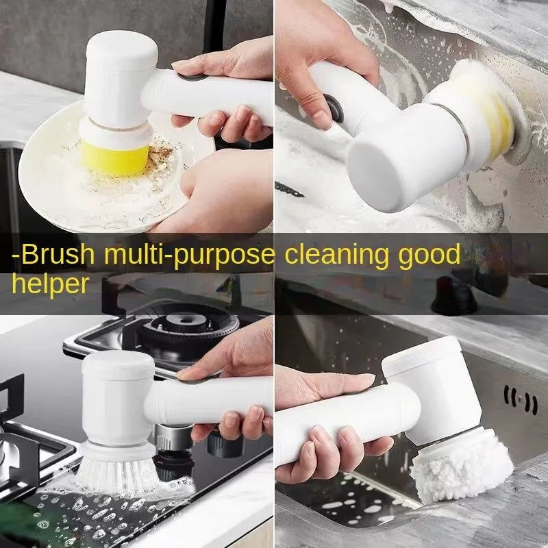 Wireless Electric Cleaning Brush – Multi-Functional Scrubber for Kitchen & Bathroom