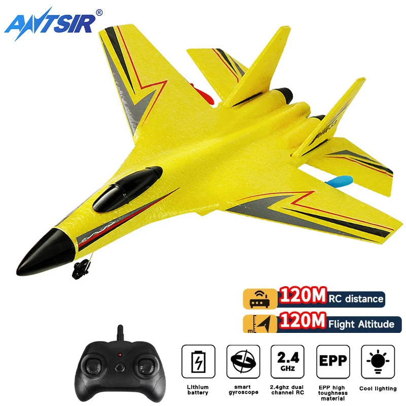 SU-27 RC Airplane – 2.4G Remote Control Foam Jet for Kids