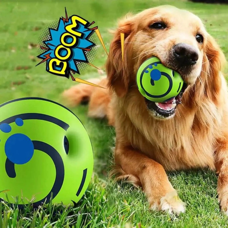 Interactive Glow Ball for Dogs - Giggles When Rolled