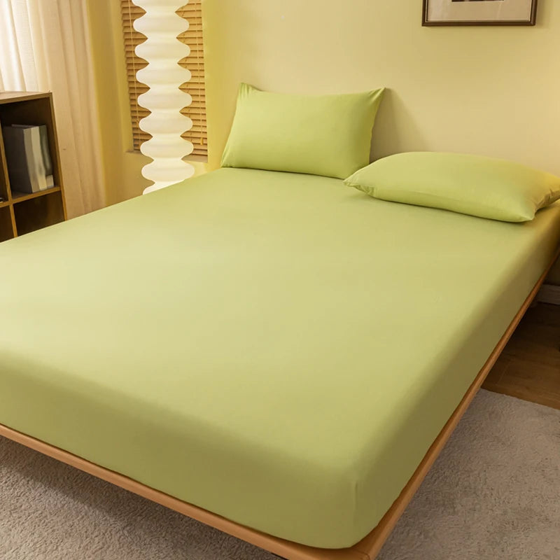 Matte Solid Bed Sheet