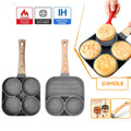 Non-Stick 4-Hole Frying Pan – Cook Perfect Eggs & Pancakes Effortlessly