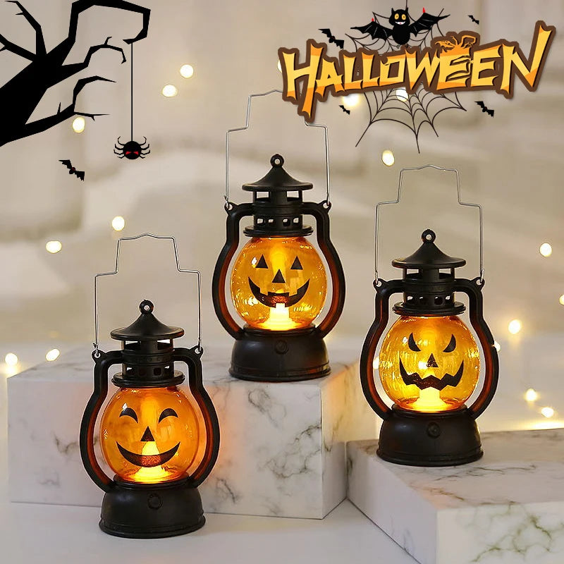 Pumpkin LED Lantern Decor