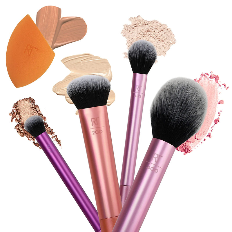 Makeup Brush Set – Foundation, Powder & Eyeshadow Blending Tools