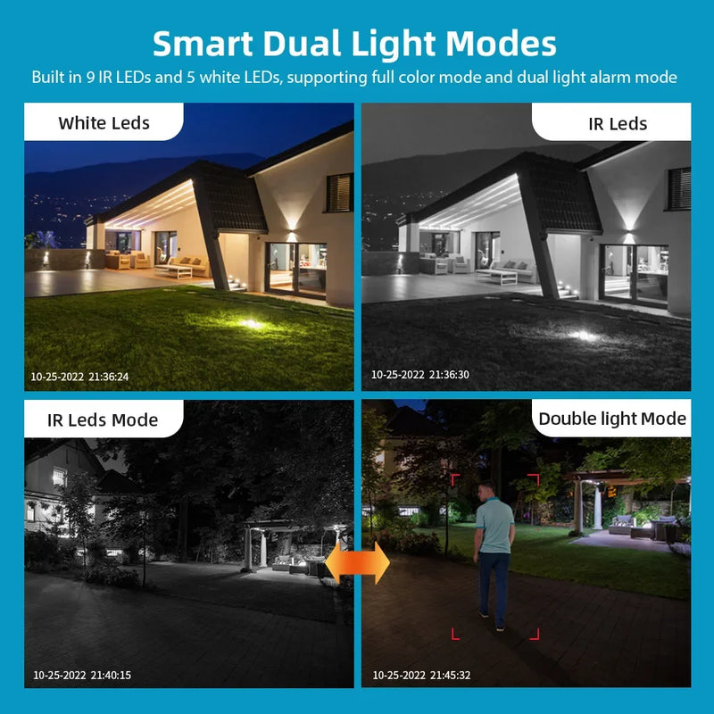 Câmera de segurança BELIA 4K WiFi – Vigilância PTZ externa