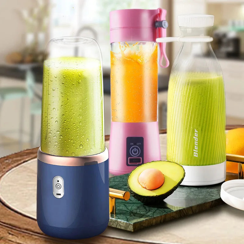 Portable Electric Juicer – Fruit Blender & Milkshake Maker