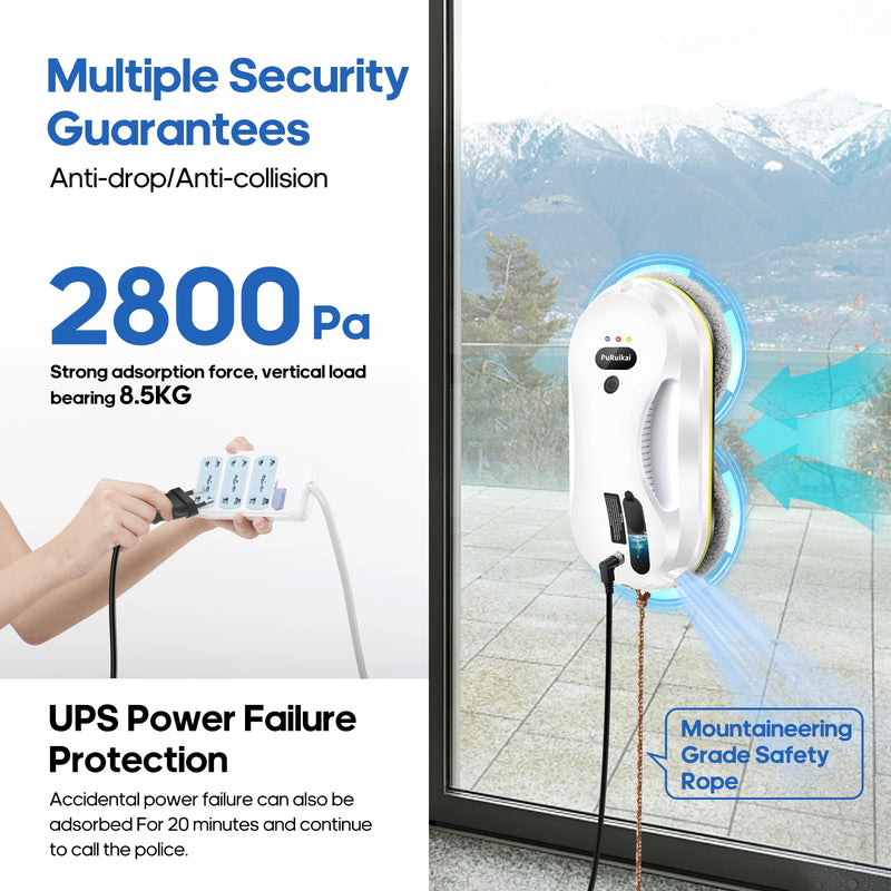 Automatic Window Cleaning Robot with Remote Control