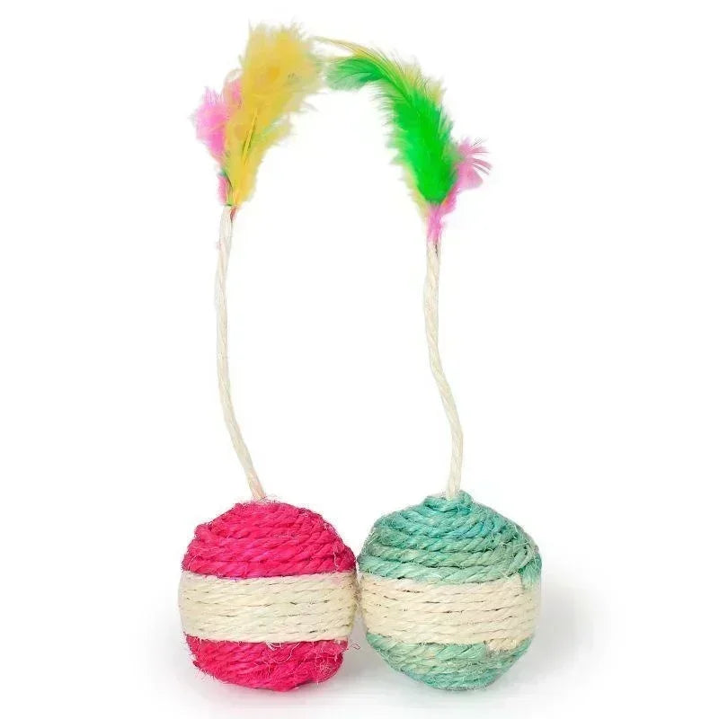 Sisal Scratching Ball Toy for Kittens