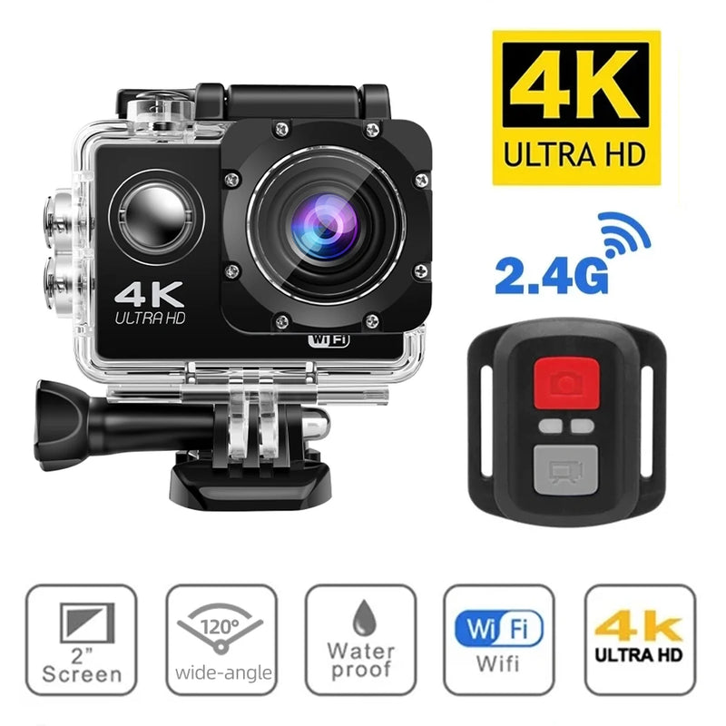 Camera 1080P WiFi Waterproof 4K Action