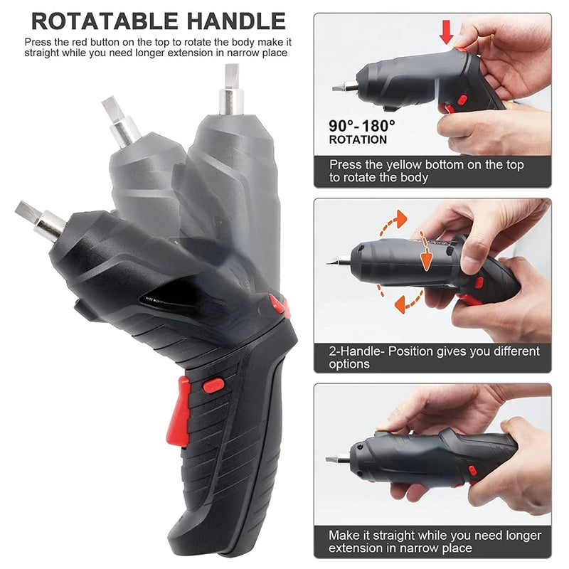 Mini Electric Drill with Lithium Battery – Cordless Household Tool