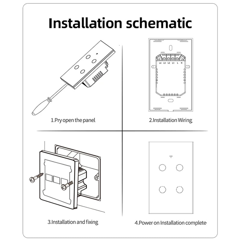 Smart Home WiFi Light Switch - Voice Control for Alexa & Google Home