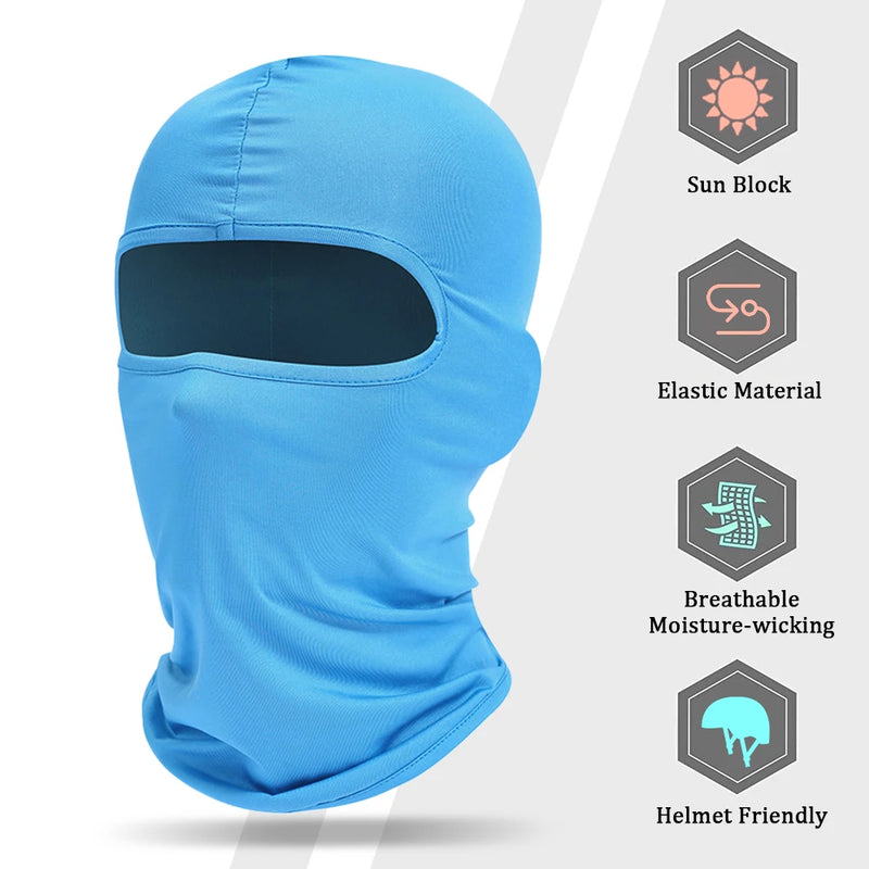 Máscara Balaclava de rosto inteiro - Ideal para caminhadas e ciclismo