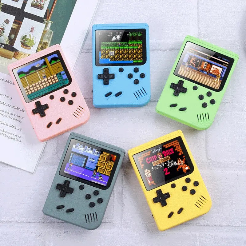 Mini-Retro-Handheld-Konsole mit 500 Spielen – 3,0-Zoll-LCD für Kinder