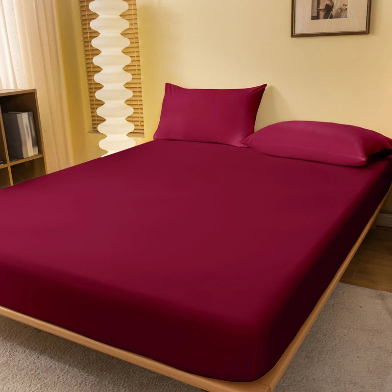 Matte Solid Bed Sheet