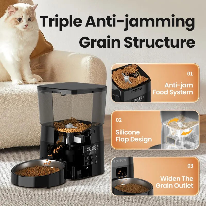 Automatic Pet Food Dispenser for Cats & Dogs