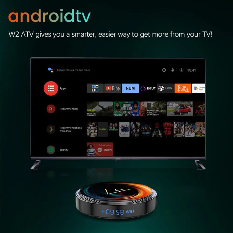 W2 ATV TV-Box – Android 11, 4K