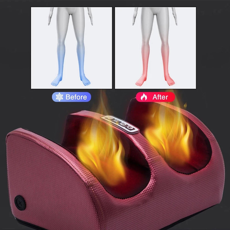 Heated Electric Foot Massager – Deep Tissue Relief