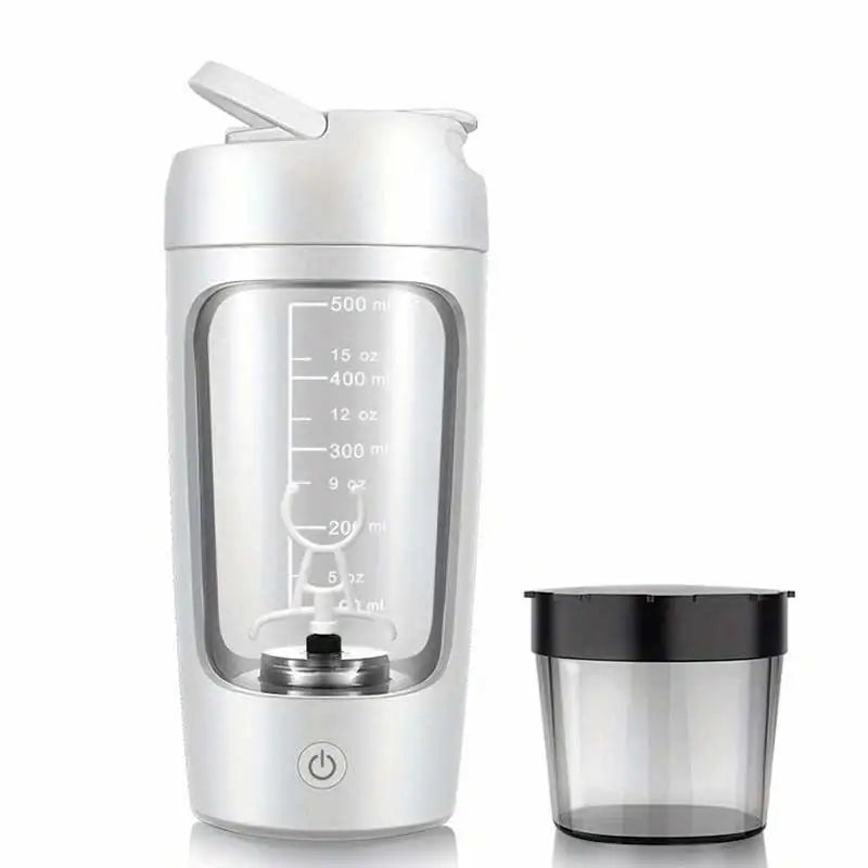 500ml Electric Shaker Bottle for Protein Mixing