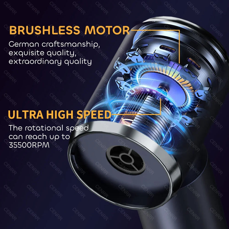 Cordless Mini Vacuum Cleaner for Car & Home with Strong Suction CENRR™