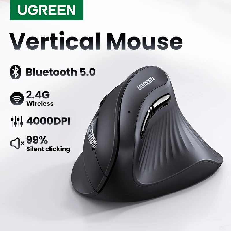 Mouse sem fio ergonômico